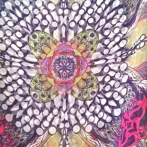 Beautiful Beach cover up -semi sheer